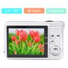 Zopsc CDC3 K09 Digital Camera, 1080P HD 48MP Digital Video Camera, 2.7 Screen Rechargeable Compact Camera, Fixed Focus 8X Digital Zoom Camera for Beginner Teenagers Students (Silver) view 2
