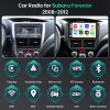 [8-Core 6+128GB] Android 15 Car Stereo for 2008-2012 Subaru Forester Impreza WRX Radio, 9 Inch IPS Touch Screen Radio Wireless Apple Carplay Android Auto, Bluetooth GPS WiFi 32EQ/DSP/FM/SWC Backup Cam view 2