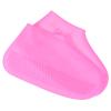 M METERXITY Waterproof Shoe Cover - Reusable Anti-Slip Foldable Galoshes Shoes Protectors, Apply to Outdoor Sports (M, Pink) view 1