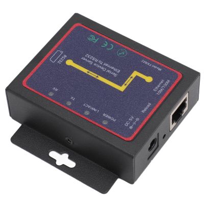 BusoTh TXI022 RJ45 to RS232 Serial Network Adapter, Bi Directional Transfer TCP IP Serial Network Adapter Multiple Control Modes for Windows for CNC Machines Process Control Equipment