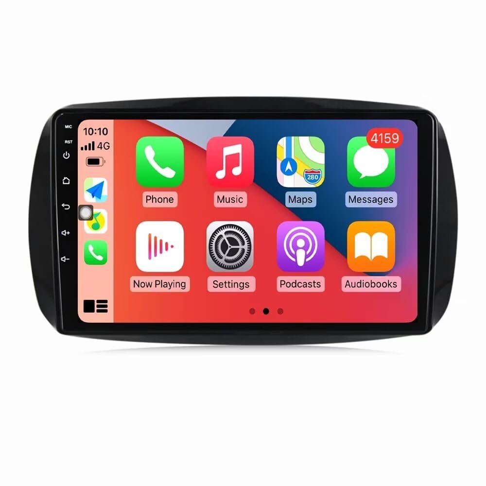 MekedeTech Android Car Radio Stereo for Mercedes Benz Smart 453 Fortwo 2015-2020 Head Unit,1280 * 720 HD Touch Screen Upgrade with 4G LTE Wireless CarPlay/Android Auto,8 core 8+128G