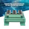 Rj45 8p8c Jack 9-Way Buss Board, Distribution Breakout Board Vertical Jack Terminal Block Connector Din Rail Mount Ethernet Connector view 4