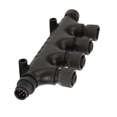 Port Connector, NMEA 2000 4 Port T Connector with High Compatibility, for Lowrance, Simrad, B G, Navico, Networks
