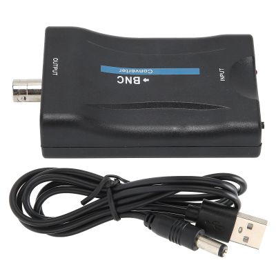 Pilipane BNC to VGA, Laptop Computer PC VGA Monitor Converter Adapter Box and Converter Q9 Heads Video Semaphore Conversion Box, Input to VGA Output Laptop Computer Monitor Converter for DVR DVD ()