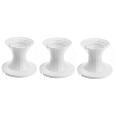 NOLITOY 3pcs Stand Compatible Desktop Speaker Holder for Easy to Install Tabletop Bracket Cable Organizer for Clean Wire Management Audio Stand