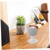NOLITOY 3pcs Stand Compatible Desktop Speaker Holder for Easy to Install Tabletop Bracket Cable Organizer for Clean Wire Management Audio Stand view 4