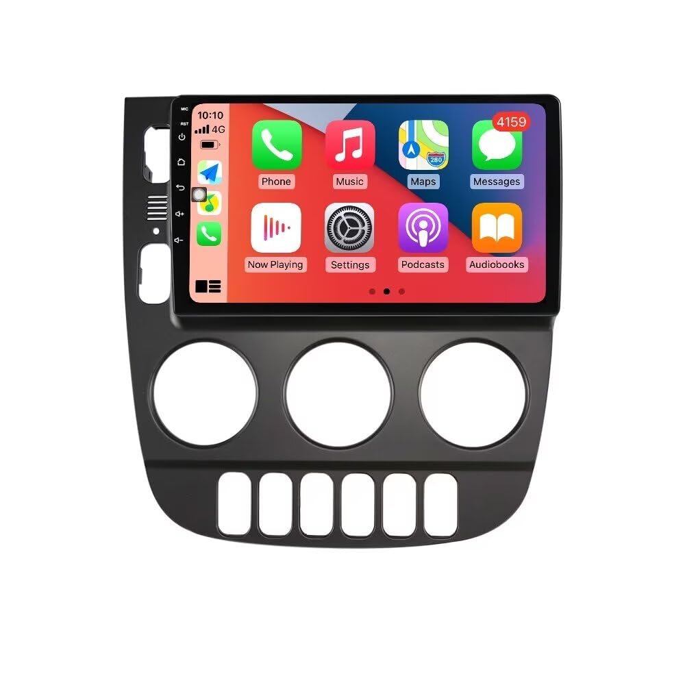 MekedeTech Android Car Stereo for Mercedes Benz M-Class W163 ML 1997-2005 Head Unit,1280 * 720 Resolution Touch Screen Upgrade with 4G LTE Wireless CarPlay/Android Auto,8 core 2+32G Black