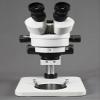Vision Scientific VS-1AFZ-IFR07-5607NS Simul-Focal Trinocular Zoom Stereo Microscope, 10x Widefield Eyepiece, 0.7X-4.5X Zoom Range, 7x-45x Magnification Range, Pillar Stand, 16MP Digital Camera view 2
