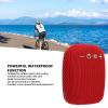 Tangxi Portable BT Speaker for Bike, Speaker with Bike Bracket, Mini Outdoor Speaker with Sound for Riding,Hiking,Camping (Red) view 4