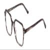 Calabria Ernest 4872 Square Blue Light Blocking Reading Glasses +2.25 Grey Crystal Tortoise Havana/Silver Accent Men Women view 1
