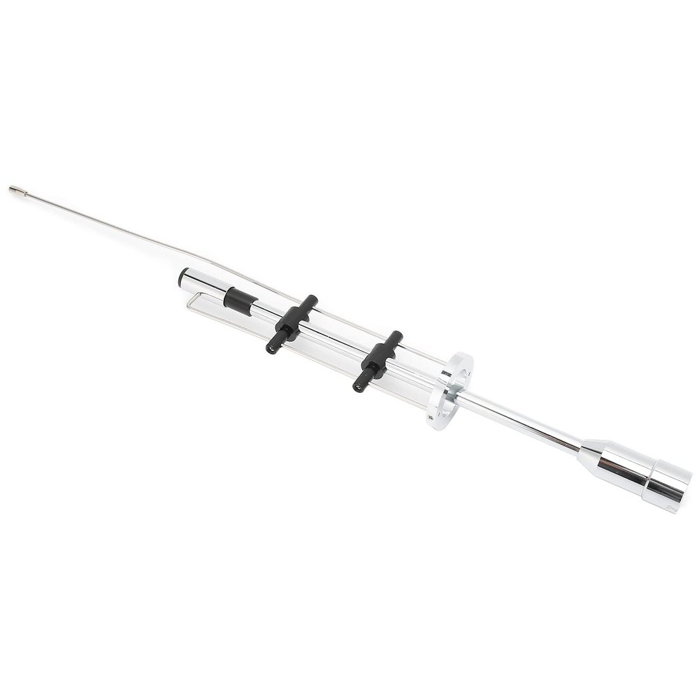 Car Dual Band Antenne, Stainless Steel 120W Gain 3.5dBi Car 435 VHF Antenne Fit for Center Frequency 145/435MHz Applicable to 136-174/400-480MHz, for PL259 Connector