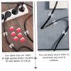 AOKWAWALIY 50pcs Self Adhesive Wire Fixer Adhesive Cable Clip Headphone Holder Desktop Cable Holder Charging Cord Clip Organizer Plastic Cable Protector Self-Adhesive Thread USB view 4