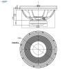 Eighteen Sound 18LW2420-8 LF Drivers 18-inch Extended Low Frequency Loudspeaker Designed for High Spl Subwoofer Applications 1300 Watts RMS 2600 Peak 8-Ohms view 3