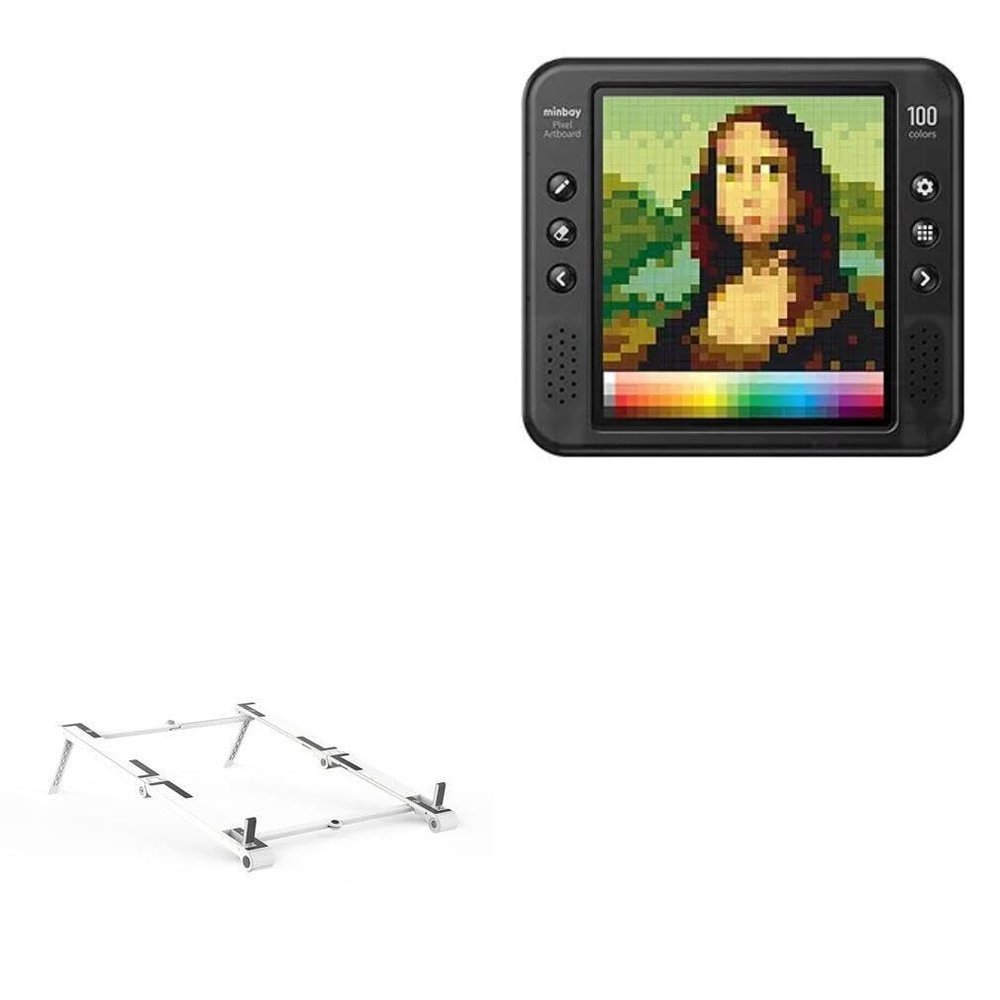 BoxWave Stand and Mount Compatible with Minbay MB701 (3.95 in) - Pocket Aluminum Stand 3-in-1, Portable Multi Angle Viewing Riser - Metallic Silver