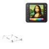 BoxWave Stand and Mount Compatible with Minbay MB701 (3.95 in) - Pocket Aluminum Stand 3-in-1, Portable Multi Angle Viewing Riser - Metallic Silver view 1