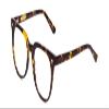 Calabria Ernest 4900 Cat-Eye Blue Light Blocking Reading Glasses +1.00 Brown Amber Tortoise Havana/Silver Accents Men Women view 1