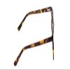 Calabria Ernest 4900 Cat-Eye Blue Light Blocking Reading Glasses +1.00 Brown Amber Tortoise Havana/Silver Accents Men Women view 2