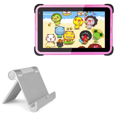 BoxWave Stand and Mount Compatible with CWOWDEFU Kids Tablets (7 in) - VersaView Aluminum Stand, Portable, Multi Angle Viewing Sturdy