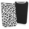BoxWave Case Compatible with Backbone One PlayStation Edition (iPhone) - Snow Leopard Plush SlipSuit, Animal Leopard Print Padded Soft Sleeve view 3