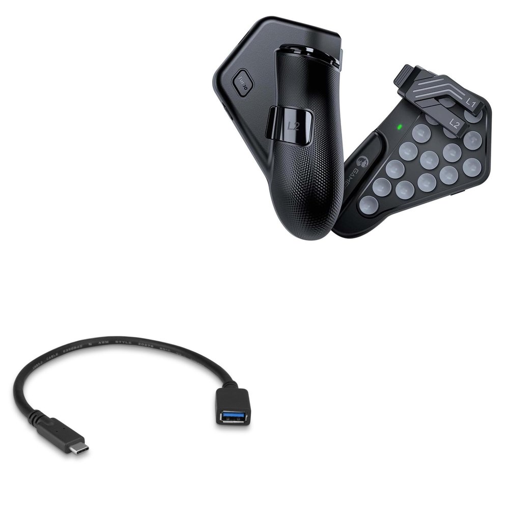 BoxWave Cable Compatible with GameSir F7 Claw Tablet - USB Expansion Adapter, Add USB Connected Hardware to Your Phone