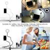Tyenaza LED Ring Light, 2in 1 LED Selfie Ring Light with Cell Phone Holder Adjustable Desk Lamp for Live Stream Makeup Taking Pictures Video Recording view 4