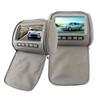 2pcs 7 inch HD Car Headrest LCD Video Player with Zipper Cover Remote Control Gray view 1