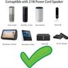 21W Power Adapter for Echo (1st & 2nd Generation), Echo Show (1st Gen), Echo Plus (1st Gen), Fire TV (2nd Gen), Echo Look, Echo Link Charger Adapter Plug, White view 2