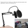 Xcello Microphone, BM700 Black USB Capacitive Microphone Set for Recording, Live Broadcast, and Computer Use view 3
