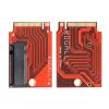 Suckoo for Rog Ally Handheld Conversion 2230 to 2280 SSD Hard Drive Expansion High Capacity Board NVME M-Key NGFF M.2 PCIE 4.0 3.0 Gold Finger Adapter 90 Degree Upgrade Converter Red view 4