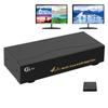 CKLau 4 Port Multi-View KVM Switch HDMI, HDMI Split KVM Switcher with Cables, Audio and 2 USB 3.0 Hub Supports Single-Screen, Dual-Screen, Quad-Screen Modes, Split and PIP Function, 4K30Hz view 1