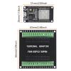 2 Sets ESP-WROOM-32 ESP32 ESP-32S Development Board CP2102 WiFi + Bluetooth Ultra-Low Power Dual Core ESP32-DevKitC-32 ESP-WROOM-32 with ESP32 Breakout Board Shield GPIO 1 into 2 for Arduino view 2