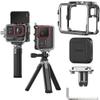 Coyktonty Cage for Insta360 Ace Pro,Aluminum Alloy Adapter Frame Camera Protective Case with a Cold Boot Slot and Adapter, it can be Connected to a Tripod, Selfie Stick and Microphone. view 1
