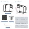 Coyktonty Cage for Insta360 Ace Pro,Aluminum Alloy Adapter Frame Camera Protective Case with a Cold Boot Slot and Adapter, it can be Connected to a Tripod, Selfie Stick and Microphone. view 3