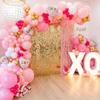 24 Panels Light Gold Shimmer Wall Backdrops, Square Sequins Backdrops with 6D Effect, Large Photo backdrops for Birthday, Graduation, Wedding, Anniversary Party Decoration and Home Decoration view 1