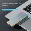 Dohaeris 256G Mobile Solid-State Drive Portable High-Speed SSD Mobile Solid-State USB Drive Dual-Purpose Mobile Phone Computer External Large Capacity Solid State Drive view 2