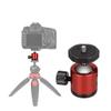 NovelGoal Mini Ball Head Screw Tripod Mount 360 Degree Rotation 1/4" Swivel Head Monitor Stand for DSLR Camera LED Light Bracket (Red) view 3