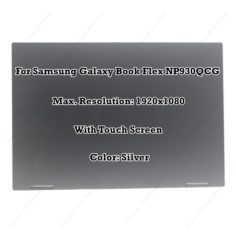 13.3" FHD 1920x1080 LCD Touch Screen Assembly Display for Samsung Galaxy Book Flex NP930QCG