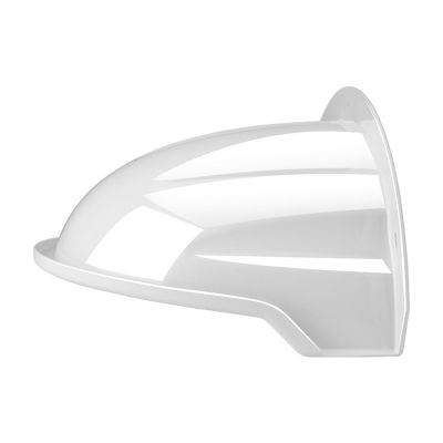 2pcs Universal Security Camera Sun Rain Cover Shield Cover Shield Safety Camera Shelter Protector Protective Roof for Nest Ring Dome Bullet Outdoor Camera Weatherproof - White (White)