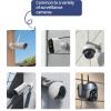 2pcs Universal Security Camera Sun Rain Cover Shield Cover Shield Safety Camera Shelter Protector Protective Roof for Nest Ring Dome Bullet Outdoor Camera Weatherproof - White (Black) view 2