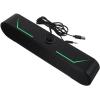 OSALADI Sound Bar Speaker Led Lighting Wired and Slim Design Compatible Desktop Tablets and Smartphones for Music Movies and Gaming view 1