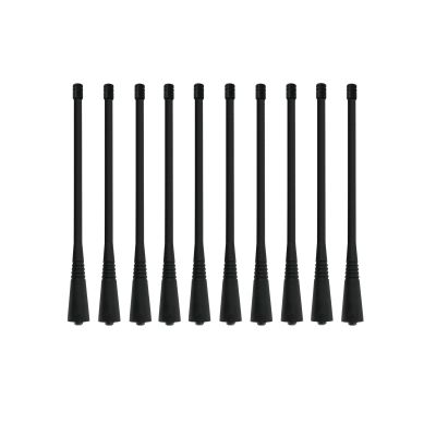 10 Pack PMAE4016 PMAE4016A Whip Antenna UHF 400-470MHz 6.5 Inch for CP200 CP200XLS CP200D PR400 HT750 HT1250 EX500 EX600 EX600XLS GP380 Portable Two Way Radio