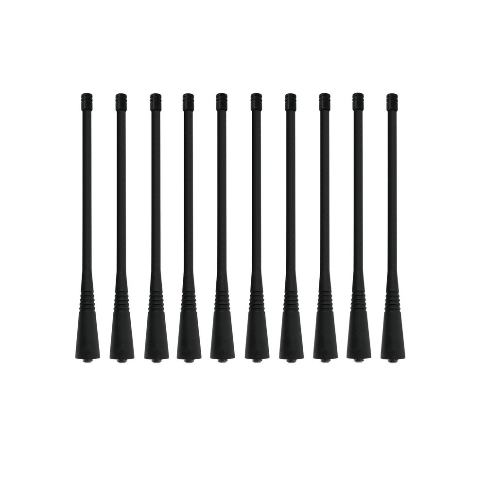 10 Pack PMAE4016 PMAE4016A Whip Antenna UHF 400-470MHz 6.5 Inch for CP200 CP200XLS CP200D PR400 HT750 HT1250 EX500 EX600 EX600XLS GP380 Portable Two Way Radio