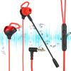 Xcello Earphone, G3000 Universal 3.5mm Wired InEar Gaming Earphone, Noise Reduction Gaming Headset for Ultimate Gaming Experience(12cm-Red) view 2