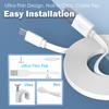 ANLINK 2-Pack 20ft Flat Micro USB Cable, Charging and Data Sync, 6M Micro USB Cord for WyzeCam, Wyze Cam Pan, WYZE Cam OG, NestCam Indoor, Blink and More Home Security Cameras-White view 3