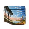 African Landscape with Nile River and Giraffe Laptop Case Laptop Sleeve Bag Portable Laptop Bag Shockproof Protective Computer Bag 10 inch view 2