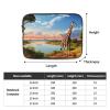 African Landscape with Nile River and Giraffe Laptop Case Laptop Sleeve Bag Portable Laptop Bag Shockproof Protective Computer Bag 10 inch view 4