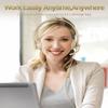 awatrue USB Headset with Microphone for PC Laptop - Headphones with Noise Cancelling Microphone for Computer,On-Ear Wired Office Call Center Headset for Boom Skype Webinars,Lightweight-Apricot view 3