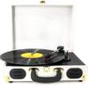LEONYS Record Player, Record Player, Vinyl Turntable with 2 Built-in Speakers, 3-Speed Portable Vinyl LP Player, RCA Output, AUX in view 3