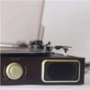 LEONYS Record Players Retro, am fm Radio Nostalgic Gramophone Vinyl Record Player Portable Stereo LP Turntables PC Computer Turn view 2