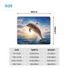 Funny Animal Dolphin Premium Ergonomic Mouse Pad - Horizontal, Non-Slip, Durable, Waterproof Design Office and Gaming Mouse Pads view 2